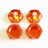 17mm Alu Wheel nut Orange (4)