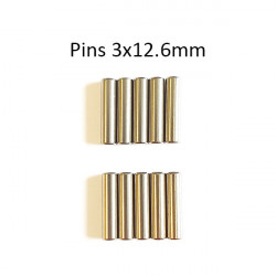 Pins 3x12.6mm (10)