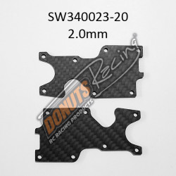 S35-4/E Series Pro-composite Carbon Rear Lower Arm Cover (2mm)(2PC)