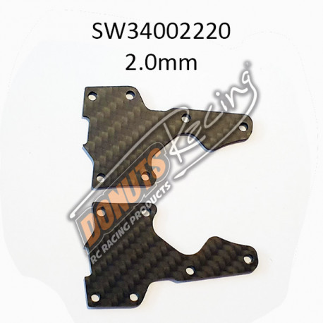 S35-4/E Series Pro-composite Carbon Front Lower Arm Cover (2mm)(2PC)