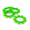 Satellite Tire Rubber Bands green