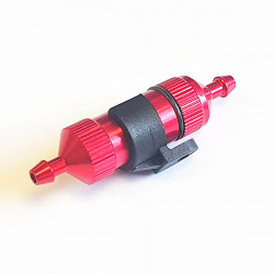 Big volume alum Fuel filter red