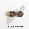 5x11x4 Metal Bearing ABEC5 Pro Series (2)
