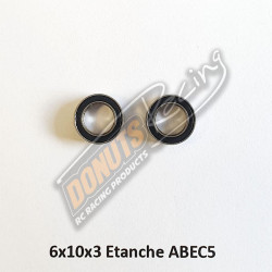 6x10x3 Waterproof Bearing ABEC5 (2)