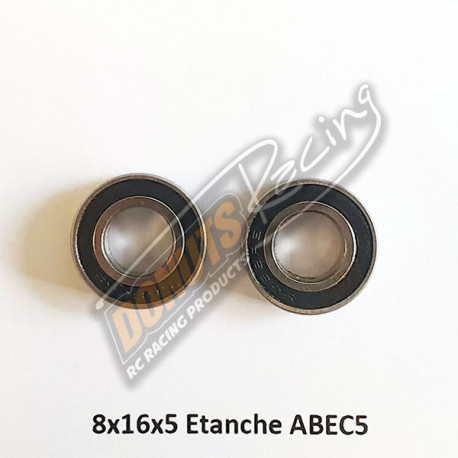 Rlt 8x16x5mm ABEC 5 Acier 440 étanche (2)