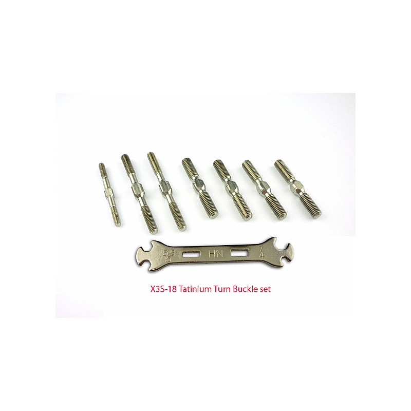 Titanium Turnbuckles Set Donuts Racing