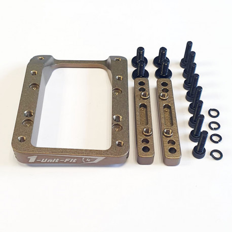 1-Unit Fit Alum Engine mount set 4°