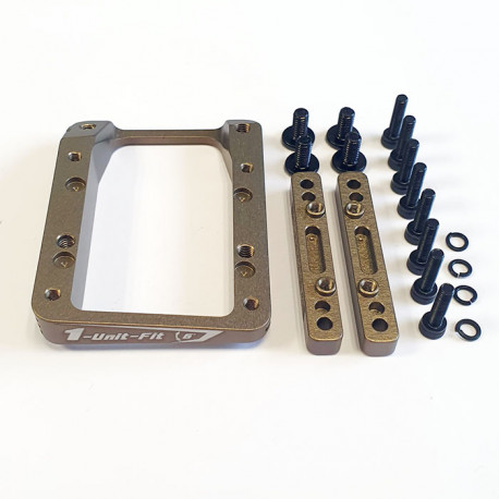 1-Unit Fit Alum Engine mount set 4°