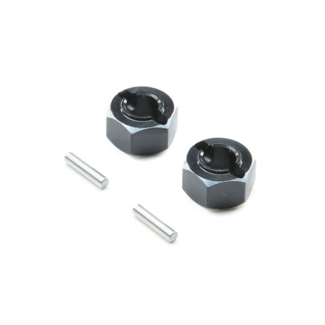 Mini T/B - Aluminium Rear Axle Hex Set