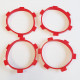 Tire rubber bands 1/8 Red (4)
