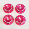 Ecrous de roues 17mm Alu Rose (4)