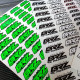 A4 Sheet of personnalized stickers