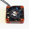High Speed 40x40mm Aluminium Fan Orange