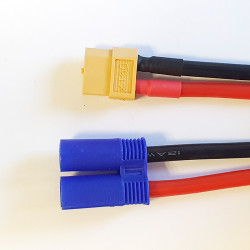 XT60 to EC5 12AWG Charging cable (300mm)