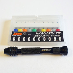 Micro Drill Kit avec Manche Alu