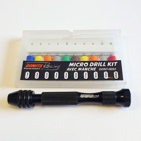 Micro Drill Kit avec Manche Alu