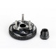 34mm Fly Wheel (Black) with clutch nut