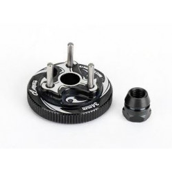 34mm Fly Wheel (Black) with clutch nut