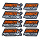 Stickers DONUTS-RACING 90x90mm