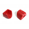 Protection de bouchon d'amortisseur 1/8 Rouge (2pcs)