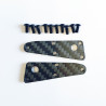 S35- Renfort Carbone 3K Triangle sup 2.5mm (2pcs)