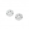 22S - Clamping Front Wheel Hexes, Alu