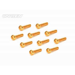 Screw Set 12.9- BH M3x18(Gold Coating) (10)