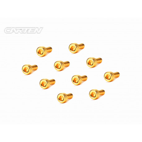 Screw Set 12.9- CH M3x8(Gold Coating) (10)