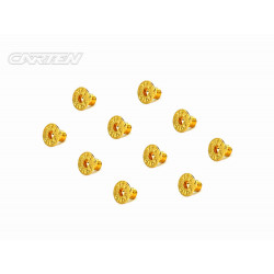 Screw Set 12.9- FH M4x6(Gold Coating) (10)
