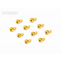 Screw Set 12.9- CH M3x18(Gold Coating) (10)