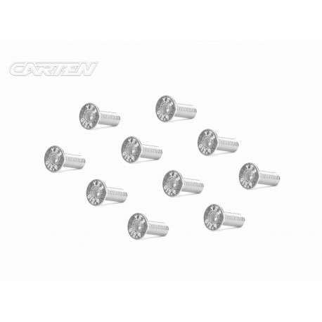 Screw Set 12.9- FH M4x12(Nickel Coating) (10)