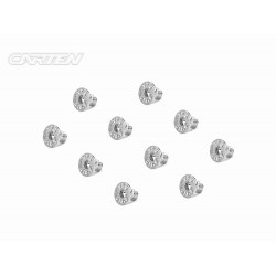 Screw Set 12.9- FH M4x6(Nickel Coating) (10)