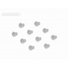 Screw Set 12.9- FH M3x6(Nickel Coating) (10)
