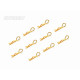 Clips de carrosserie 8mm Gold (10)