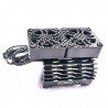 Ventilateur Double 30mm HV sur support alu