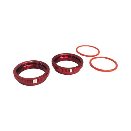 S35 Series BBS System Shock Spring Adjust Nut (BK)(2PC)