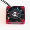 High Speed 40x40mm Aluminium Fan Red