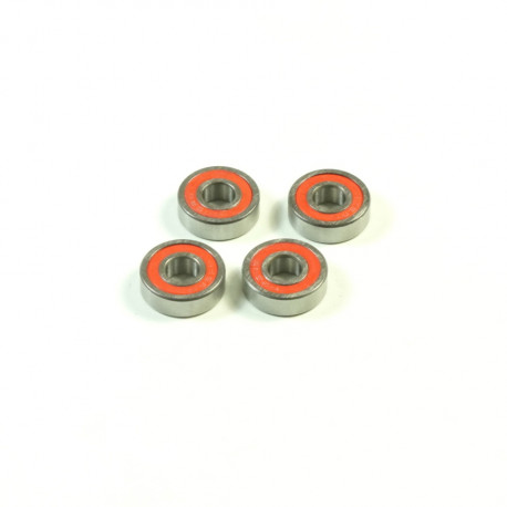 Ball-Bearing 5x13x4 RED Rubber (4)  SKU: SW116019R