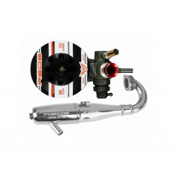 Combo 721S Scuderia Gen2 Pro Black with X-One 2143 Exhaust