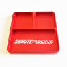 Bac visserie Alu 98x98mm Rouge
