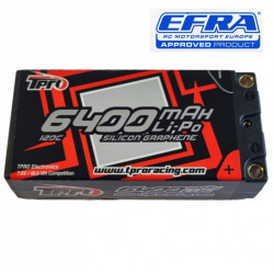 Lipo Shorty 6200mAh 2S 120C 5mm Silicone Graphène