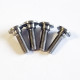 Titanium flanged servo screw (4pcs)