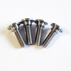 Titanium flanged servo screw M3x15 (4pcs)