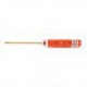 Flat-Head Screwdriver Alu 3,0mm TiCo Orange