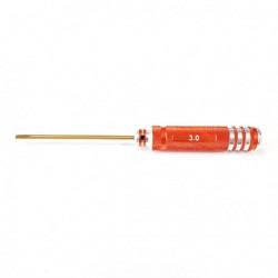 Flat-Head Screwdriver Alu 3,0mm TiCo Orange