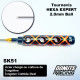 EXPERT HEX 2.0mm BALL screwdriver SK51 Steel