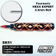 EXPERT HEX 2.5mm BALL screwdriver SK51 Steel