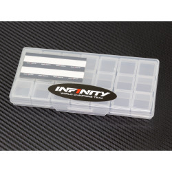 INFINITY SMALL PLASTIC PARTS CASE (3compartments/7pcs)