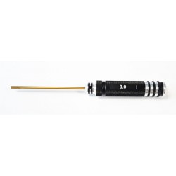 Flat-Head Screwdriver Alu 3,0mm TiCo Black