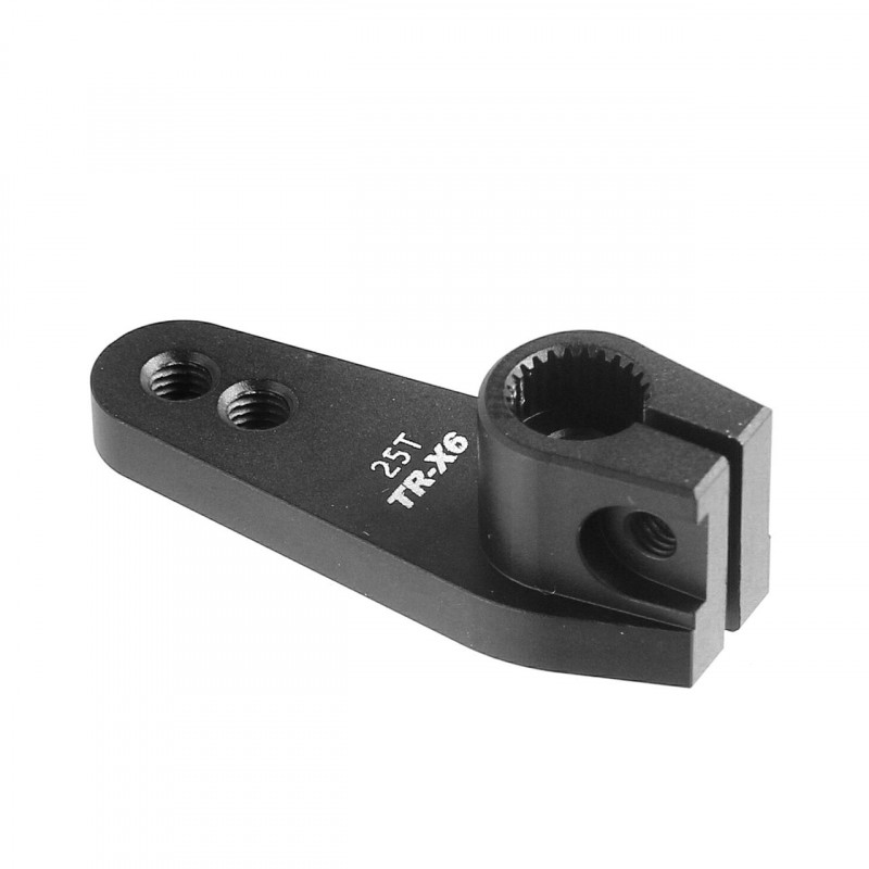 SRT Servo Horn Offset Black (25 Teeth) (SRTTRX6) Donuts Racing